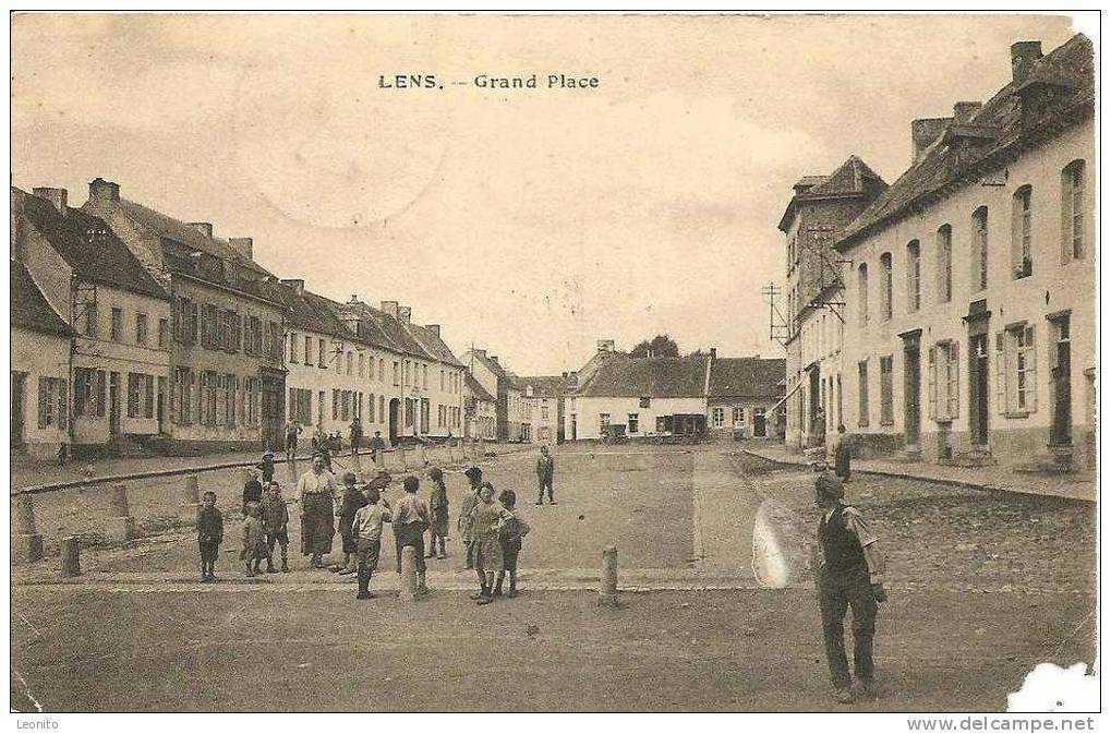 Lens Grand Place 1920 - Lens