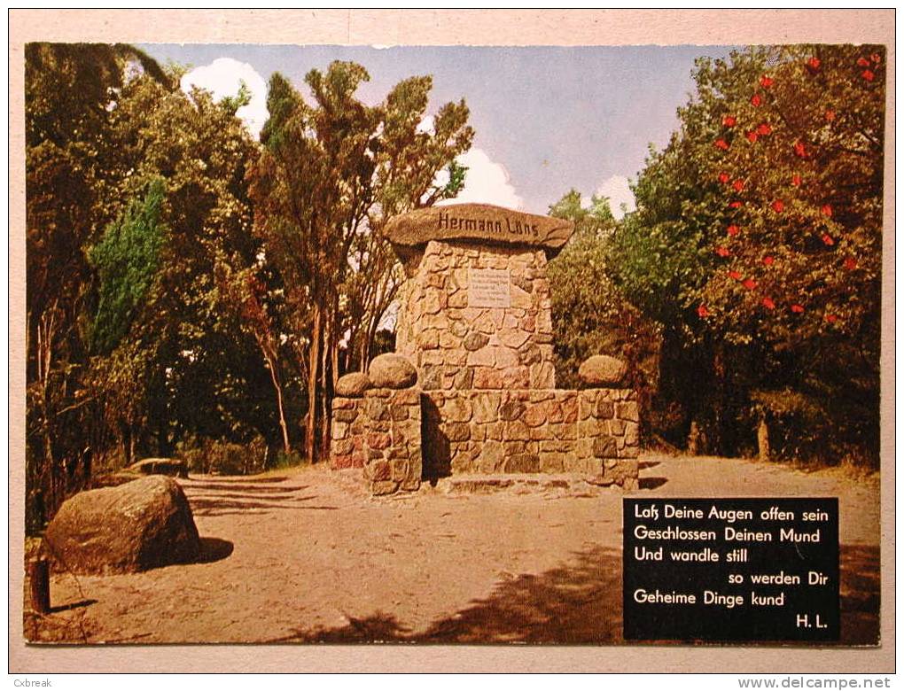 Hermann Löns, Der Dichter Der Heide, Tietlinger Wacholderpark Zwischen Fallingbostel - Walsrode - Fallingbostel