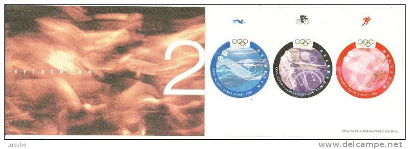 Markenheft  O-103  "Olympische Spiele Sydney"      2000 - Carnets