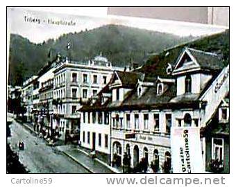 GERMANY TRIBERG SCHWARZWALD ALLEMAGNE HAUPTSTRABE HOTEL ENGEL EASTHOF ADLER  N1920 CV19600 - Triberg