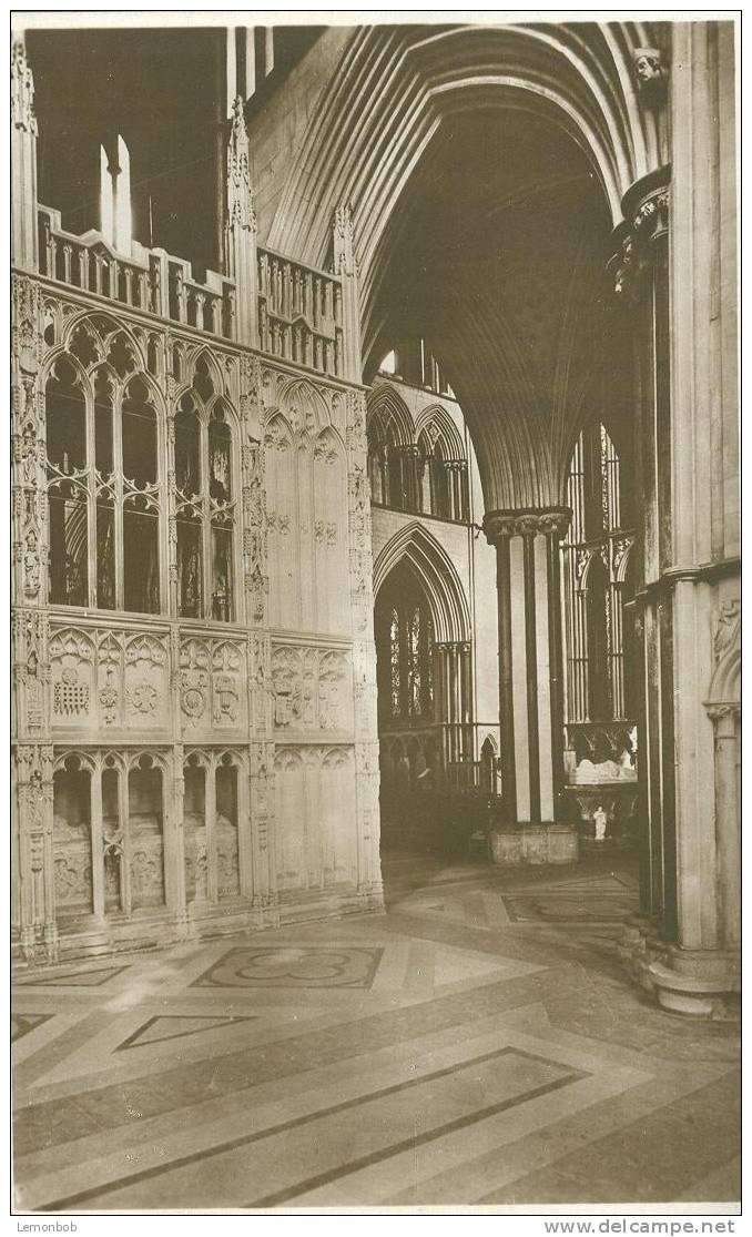 Britain United Kingdom - Worcester Cathedral, The Lady Chapel - Real Photograph Postcard [P1704] - Sonstige & Ohne Zuordnung