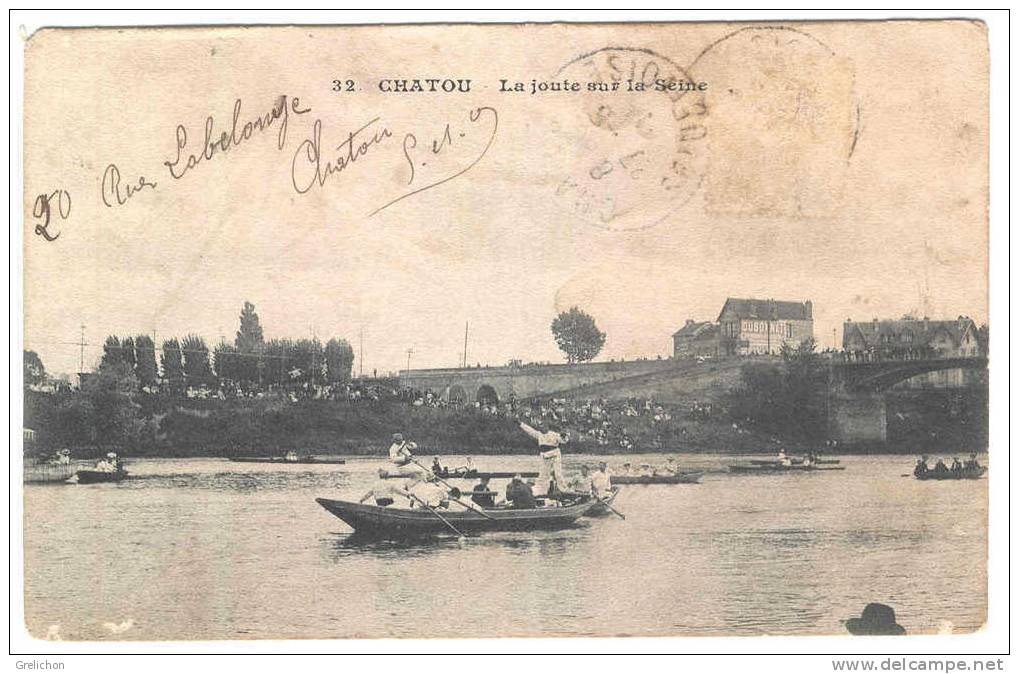 78 CHATOU : La Joute Sur La Seine - Chatou
