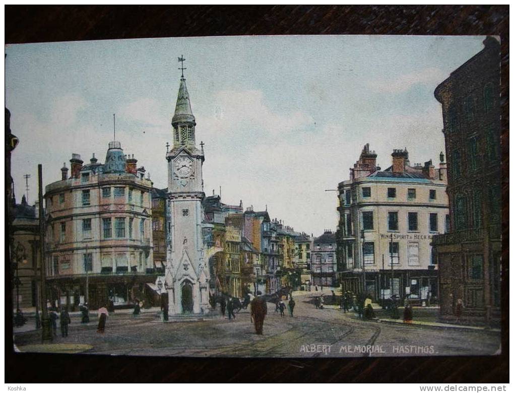 HASTINGS - Albert Memorial - Sussex Postcard Comp - +/- 1910 - Lot 147 - Hastings