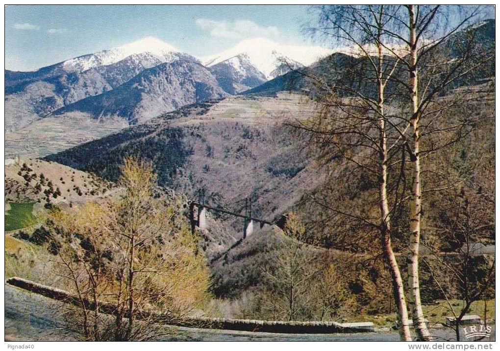 Cp , RÉGIONS , LANGUEDOC-ROUSSILLON , Le Pont Gisclard - Languedoc-Roussillon