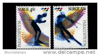 NORWAY/NORGE - 1994  WINTER PARALYMPIC GAMES  SET  MINT NH - Neufs