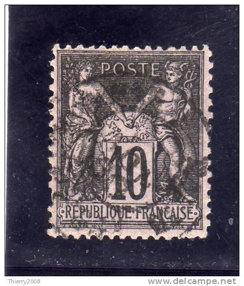 Sage N° 103  Avec Oblitération Cachet à Date Centrale  TB - 1898-1900 Sage (Type III)