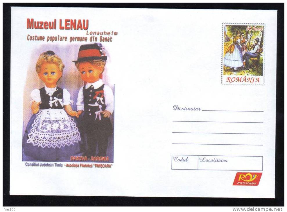 GERMAN MARIONNETTES ,STATIONERY ENTIER POSTAUX VERY RARE 2006 ROMANIA.(A) - Marionetas