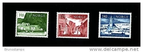 NORWAY/NORGE - 1975  ARCHITECTURE  SET  MINT NH - Unused Stamps