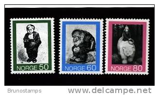 NORWAY/NORGE - 1972  T. KITTELSEN  SET  MINT NH - Unused Stamps