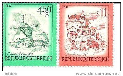 AUSTRIA IVERT 1348-49 - Molens