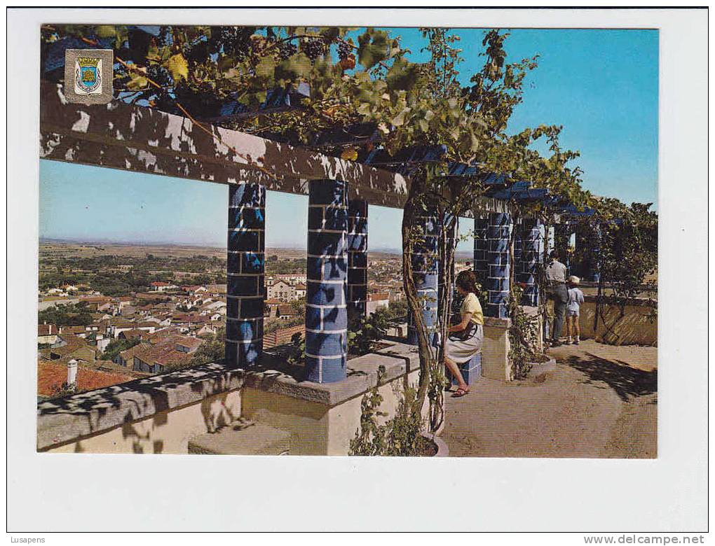 Portugal Cor 09810 – CASTELO BRANCO - MIRADOURO E VISTA PARCIAL DA CIDADE - Castelo Branco