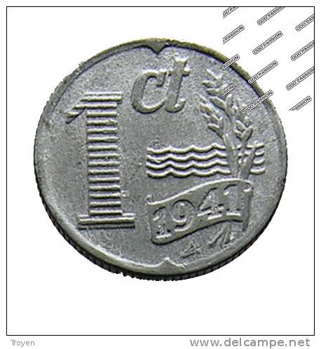 1 Cent - 1941 - Zinc - TB+ - 0.5 Cent