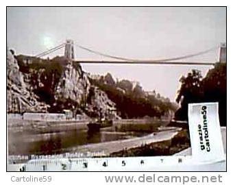 ENGLAND  CLIFTON  SUSPENSION  BRIDGE  BRISTOL NAVE SHIP CARGO N1930  CV19655 - Bristol