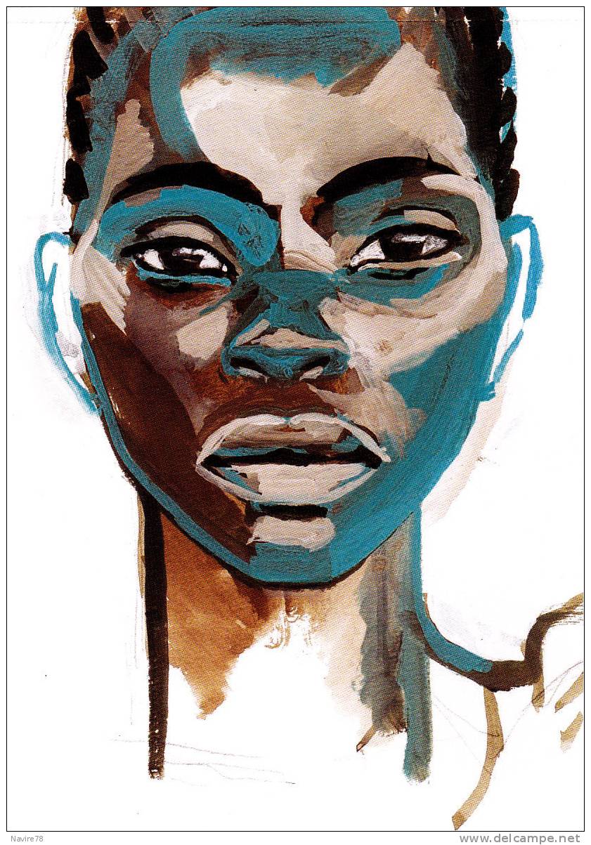 RWANDA.Francine Rwandaise Réfugiée à BUKAVU En RDC, REPUBLIQUE DEMOCRATIQUE DU CONGO.  Illustration TITOUAN LAMAZOU. - Rwanda
