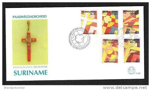 Suriname - FDC 90 - Easter