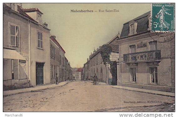 LOIRET MALESHERBES RUE SAINT ELOI  Coin Bas Droit Plie - Malesherbes