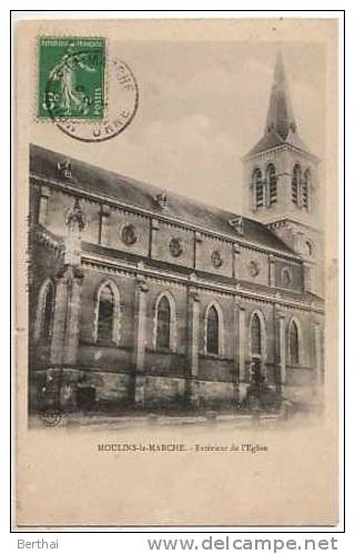 61 MOULINS LA MARCHE - Exterieur De L Eglise - Moulins La Marche