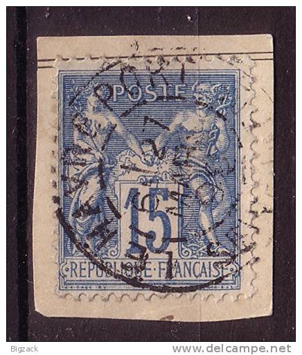 Frankreich Minr.73 Gestempelt Le Havre Port 27.3.99 - 1898-1900 Sage (Tipo III)