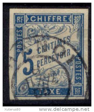 COLONIES GENERALES TAXE N° 18 Oblitéré "HANOI" - Postage Due