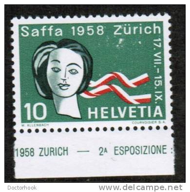 SWITZERLAND   Scott #  366**  VF MINT NH - Ongebruikt