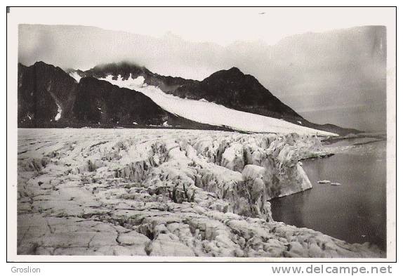 MAGDALENA BAY GLACIER GULLY VUE DE LA MORAINE 1937 - Norvège