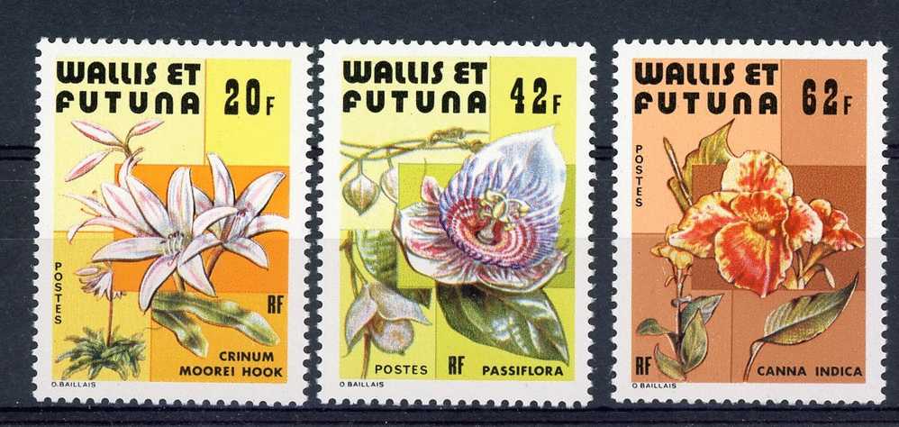 Wallis Et Futuna  -  1979  :  Yv  238-40  **  Fleur - Flower - Nuovi