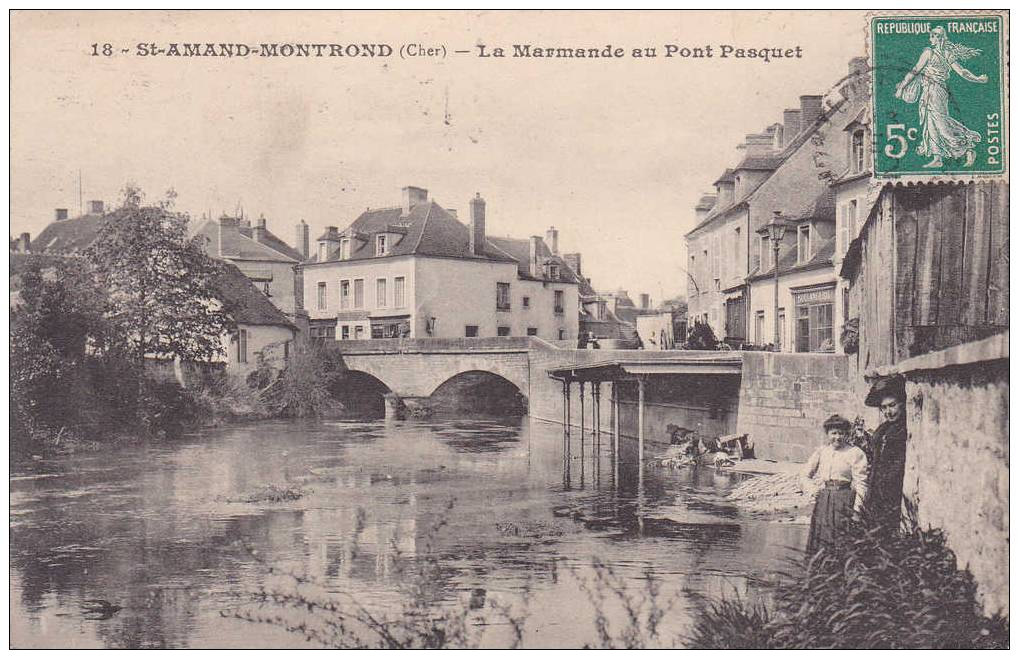 5c - 18 - Saint-Amand-Montrond - Cher - La Marmande Au Pont Pasquet - N° 18 - Saint-Amand-Montrond