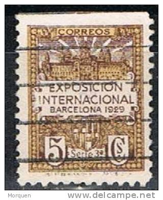 Sello Exposicion Barcelona 1929. Variedad Sin Dentado Superior, Num 3s º - Barcelona