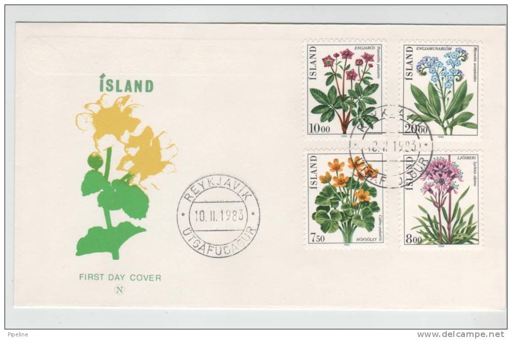 Iceland FDC Complete Set Of 4 10-11-1983 - FDC