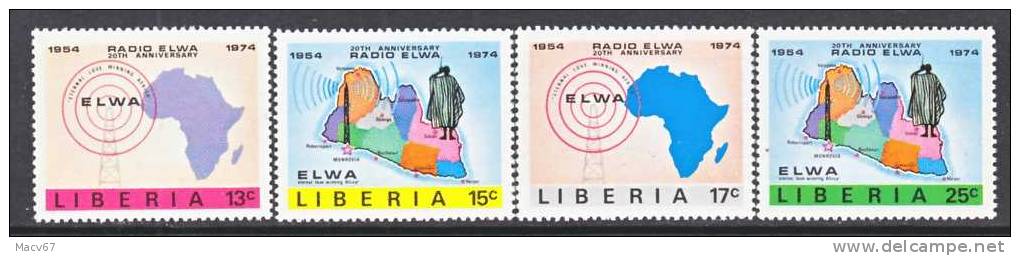 L Iberia 659-62   **  SCIENCE  RADIO - Liberia