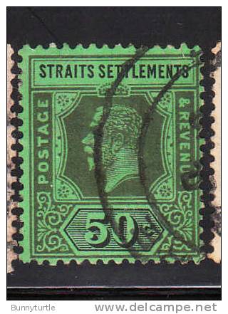 Straits Settlements 1912-18 King George V 50c Used - Straits Settlements