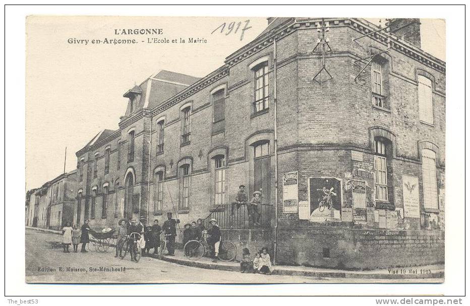 Givry En Argonne   -   L´Ecole Et La Mairie - Givry En Argonne