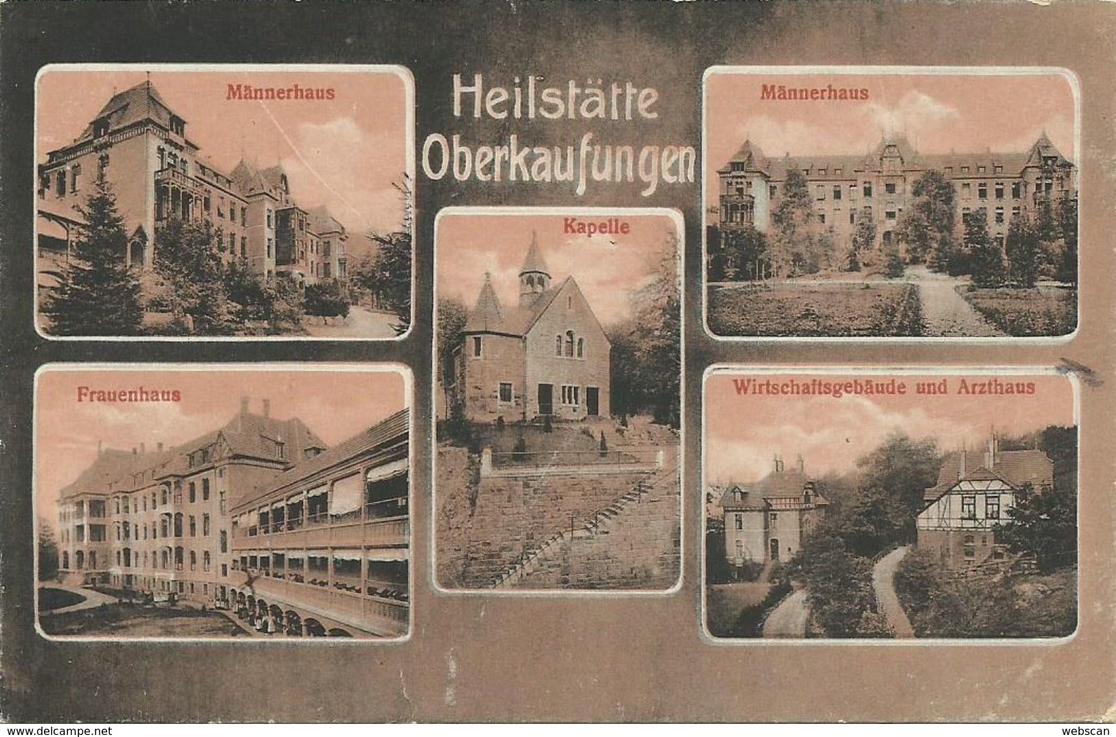 AK Kaufungen Heilstätte Oberkaufungen Mehrbild ~1910#31 - Kaufungen