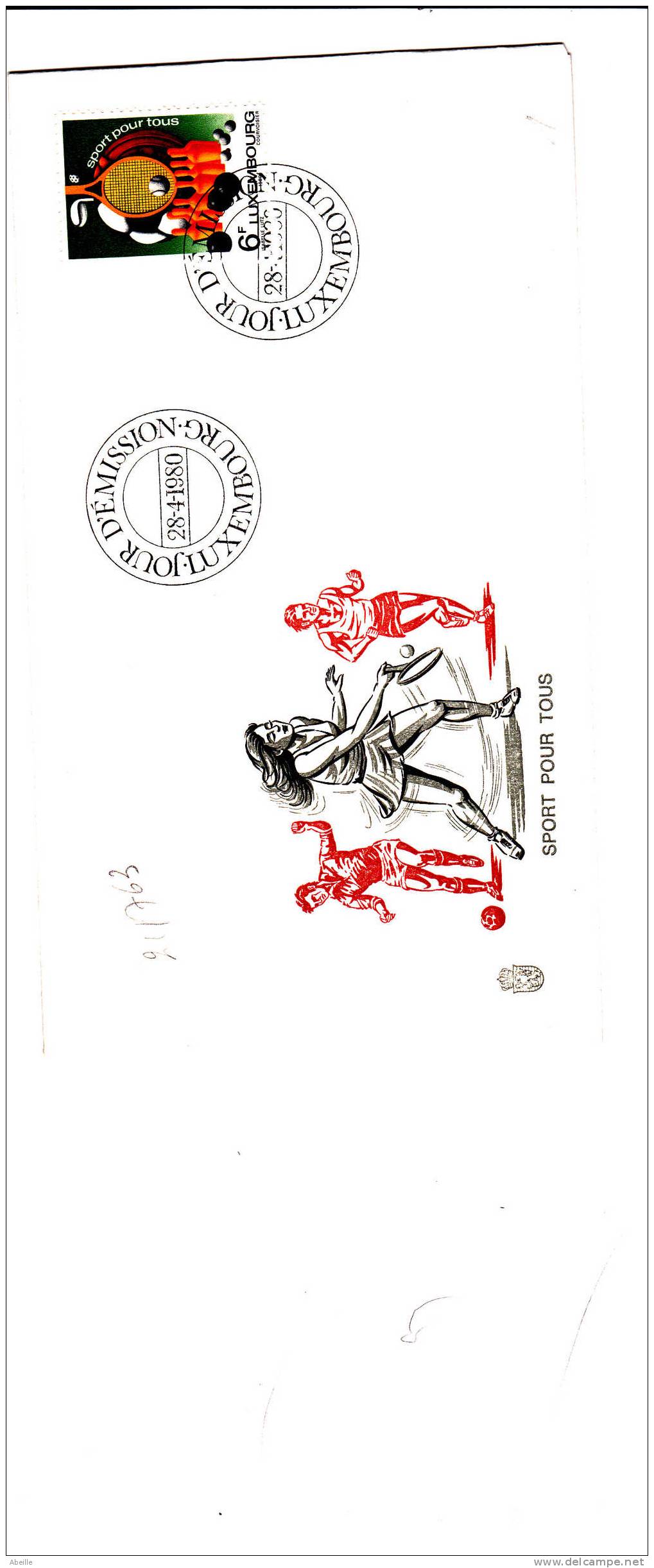 21/763   FDC LUX - Tenis