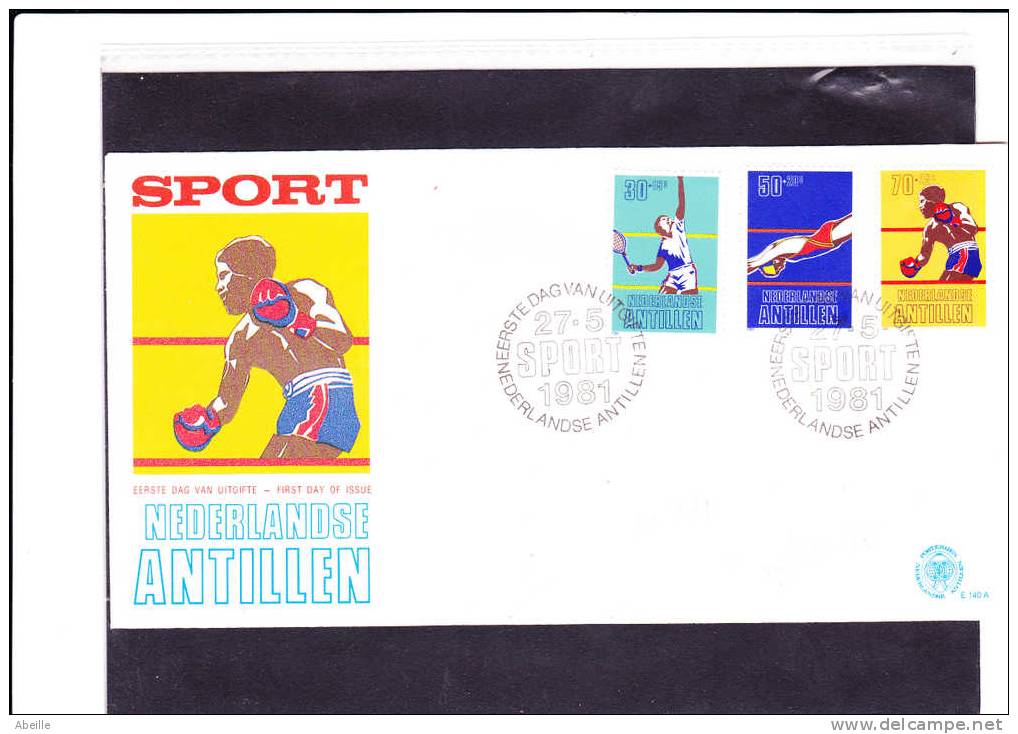 21/771  FDC  ANTILLES NEERL. - Tenis