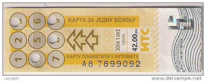 Bus Ticket Serbia,Belgrade - Europe