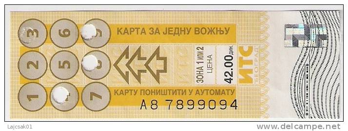 Bus Ticket Serbia,Belgrade - Europe