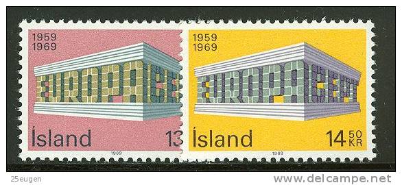 ICELAND  1969 EUROPA CEPT  MNH - 1969