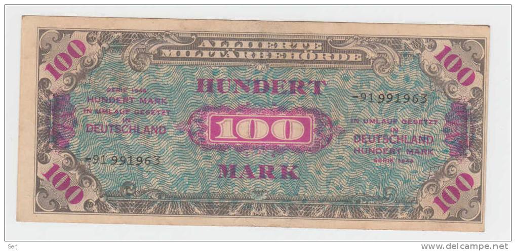 GERMANY 100 Mark 1944 WWII P 197d  197 D - 100 Mark