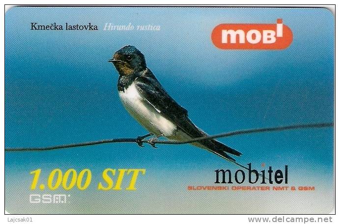 Hirundo Rustica,Slovenia GSM Recharge Card - Slovénie