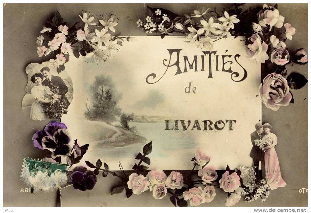 CPA (14) LIVAROT     Amitiés - Livarot
