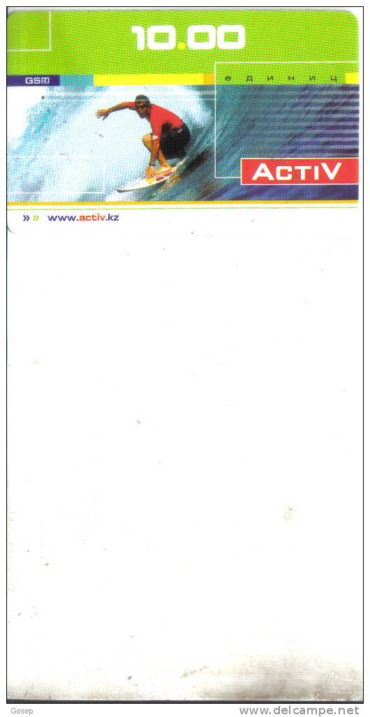 Kazakhstan-activ G.s.m-10.00--used Card--3/2004+1 Card Prepiad Free - Kasachstan