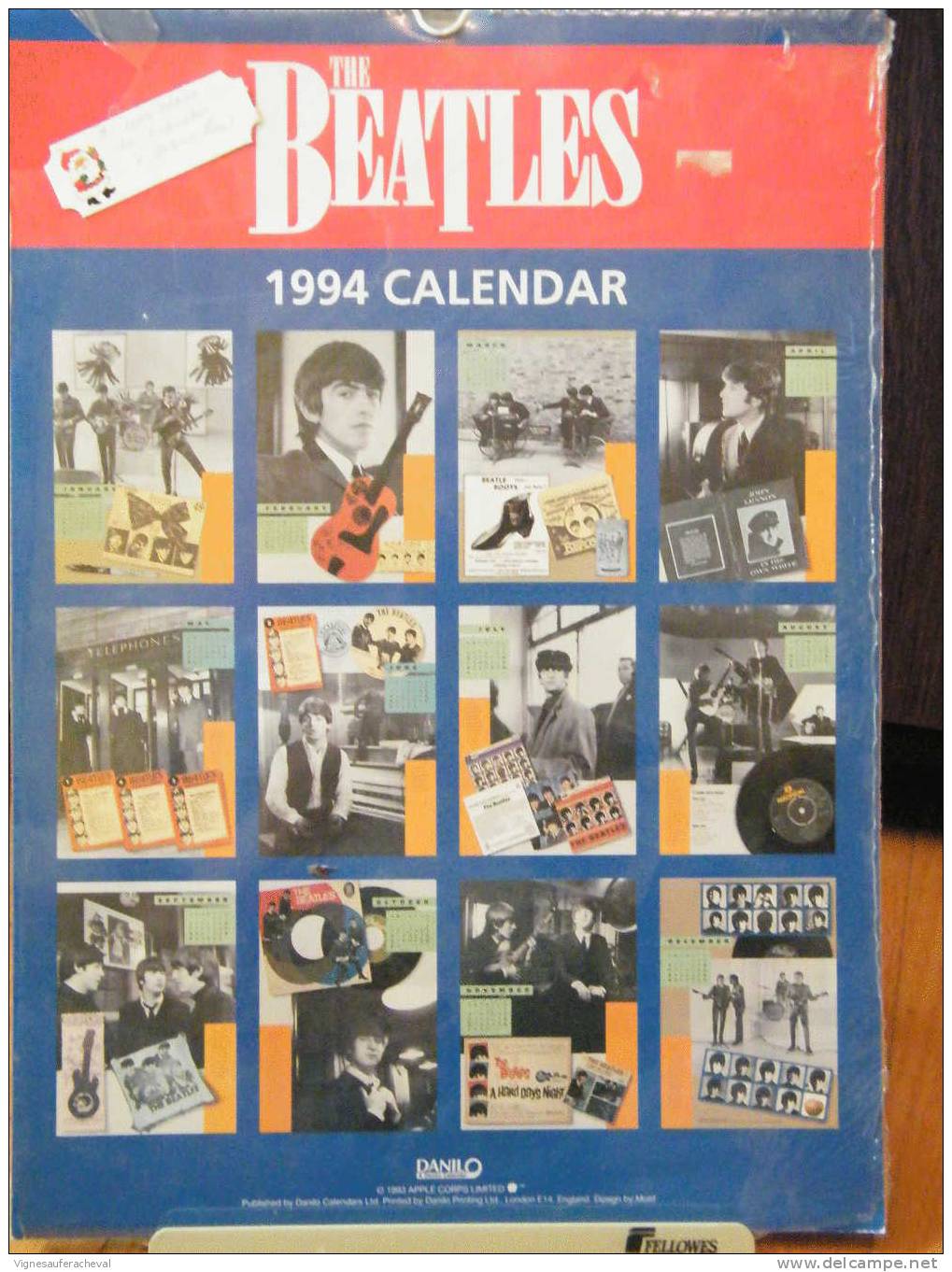 Calendriers Rock.Beatles 1994 A Hard Days Night 30th Ann. Edition By Danilo - Posters