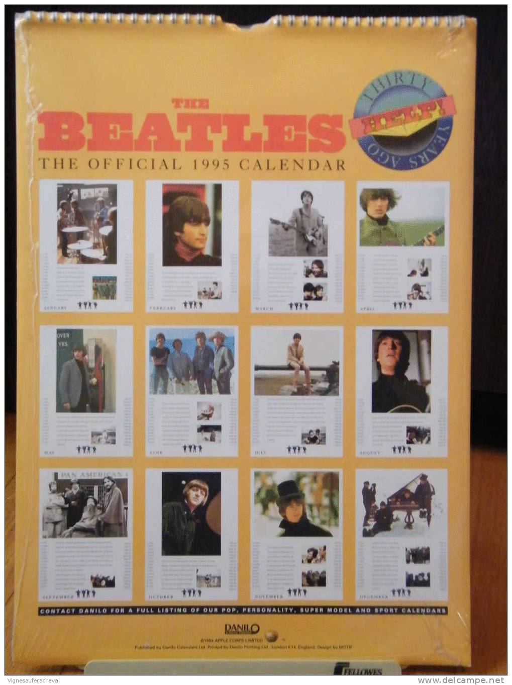 Calendriers Rock.Beatles 1995 Help 30th Ann.edition By Danilo - Plakate & Poster