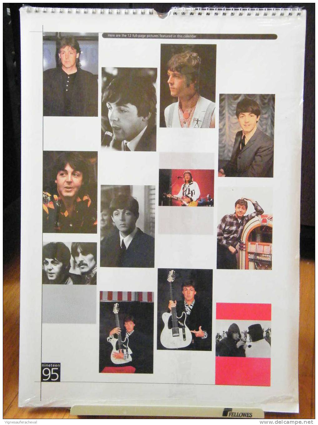 Calendriers Rock.Paul McCartney 1995 By  Oliver Books - Plakate & Poster