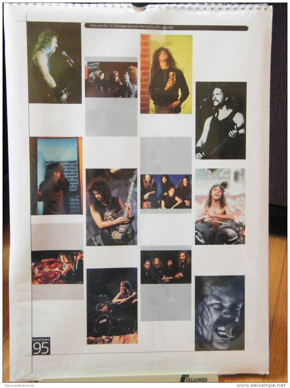Calendriers Rock.Metallica 1995 By  Oliver Books - Affiches & Posters