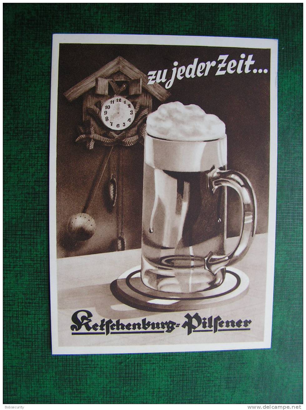== Stolberg  Ketschenburg Brauerei , Werbekarte   Ca. 1940 * - Stolberg