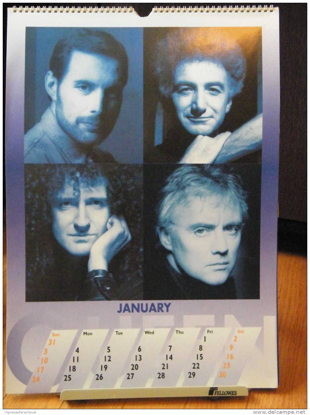 Calendriers Rock.Queen 1993 By Danilo - Plakate & Poster