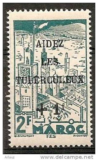 MAROC.1945.1946..LOT TUBERCULEUX ET LYAUTEY..YVERT  N° :238 à 240..NEUFS.*. - Unused Stamps