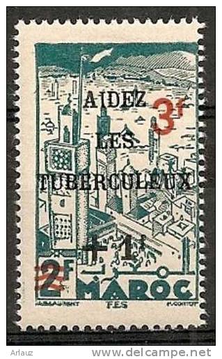 MAROC.1945.1946..LOT TUBERCULEUX ET LYAUTEY..YVERT  N° :238 à 240..NEUFS.*. - Unused Stamps